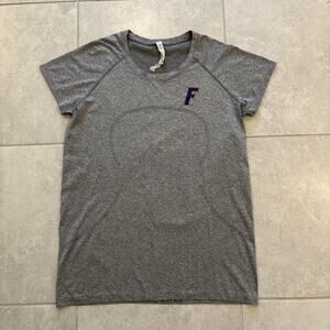 Lululemon University Of Florida Gators Swiftly Tech Short Sleeve Sz 16 Gray